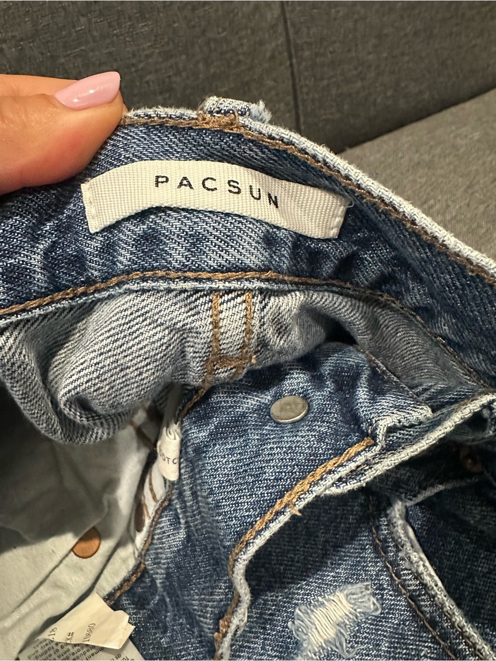 PacSun Light Blue Distressed Boyfriend Jeans